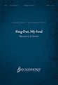 Sing Out, My Soul! SATB choral sheet music cover